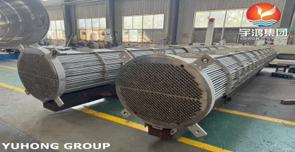 YUHONG GROUP Orders of Tube Bundles For Heat Exchangers